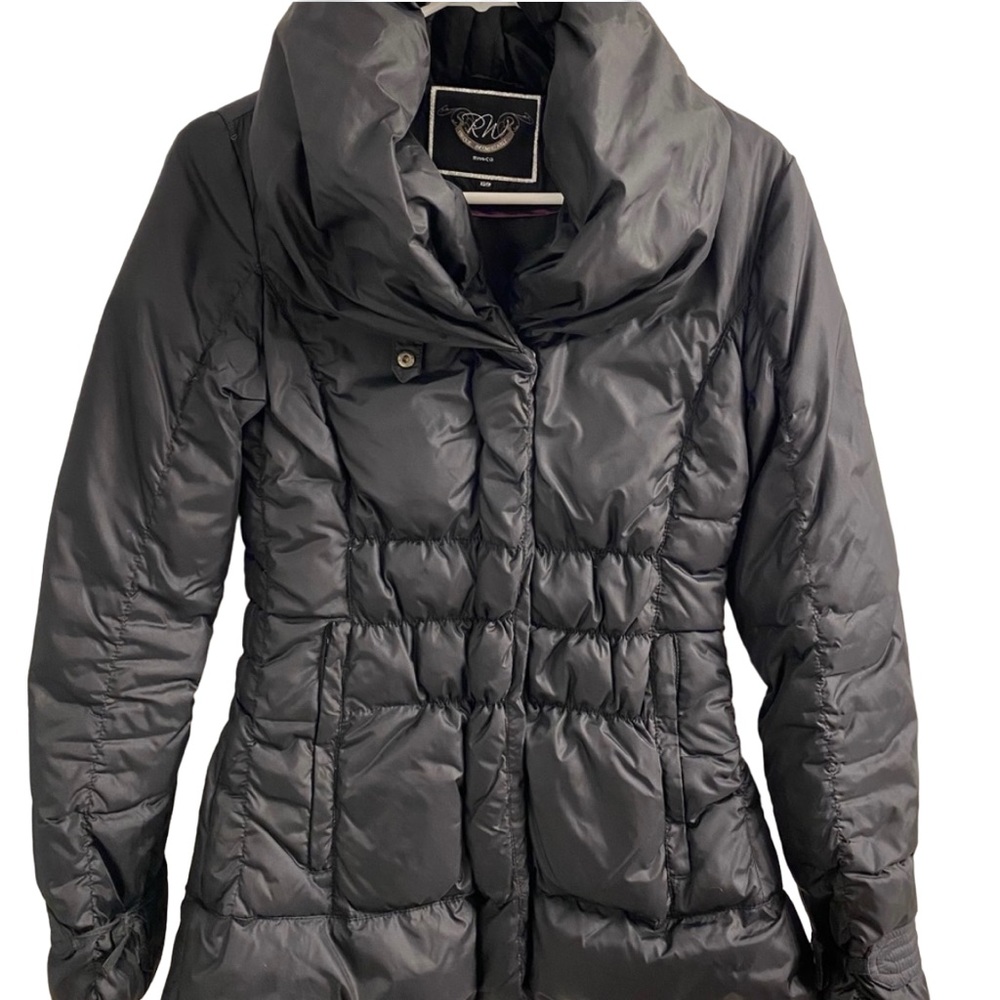 RW&CO. - Black Down Filled Coat - Size X-Small